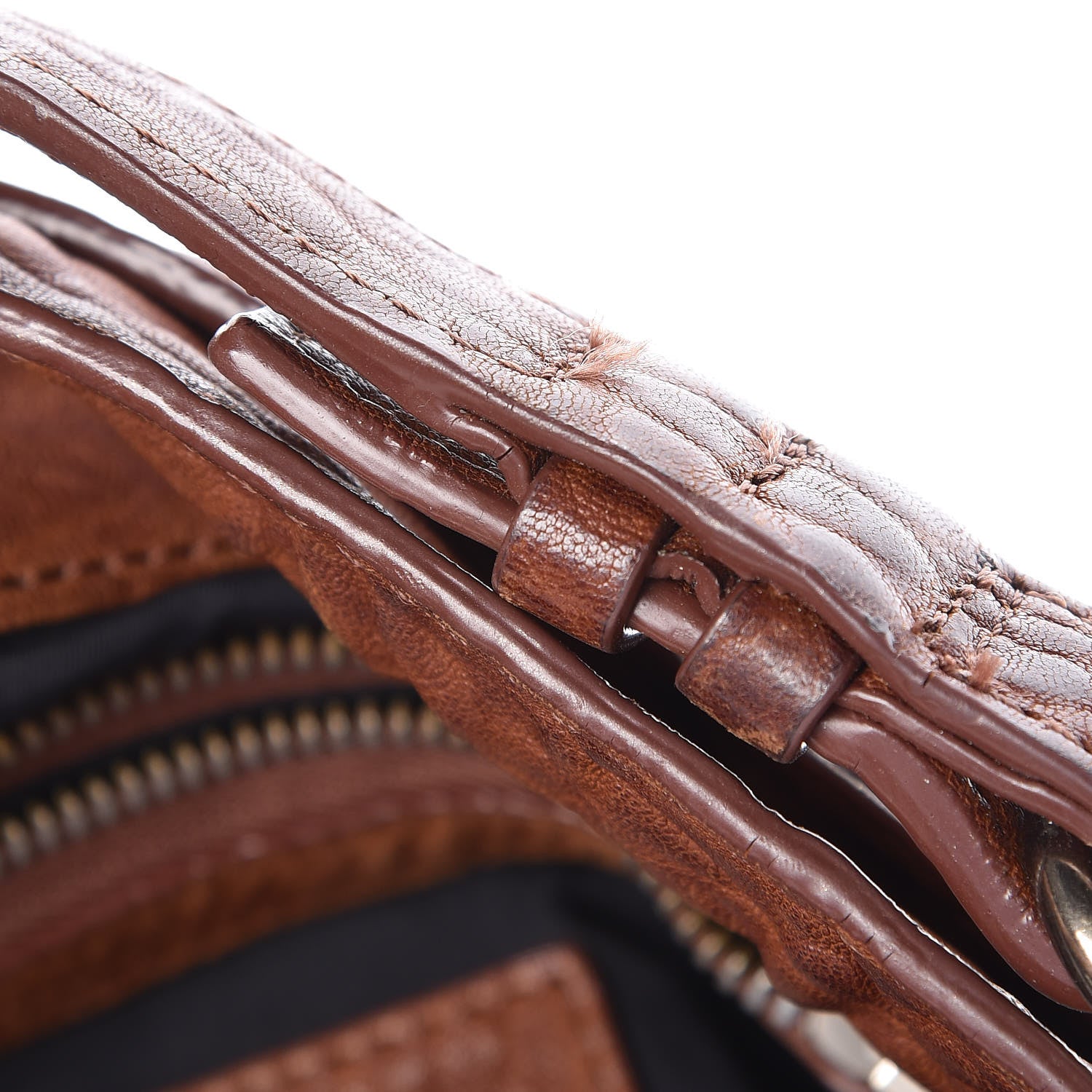 Alexander Wang Pebbled Lambskin Diego Bucket Bag Brown Brass Hardware 8 of 11