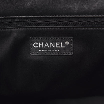 Chanel Lambskin Quilted Jumbo Easy Carry Flap Black 6 of 15