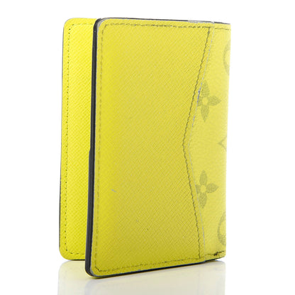 Louis Vuitton Monogram Taiga Pocket Organizer Yellow 2 of 7