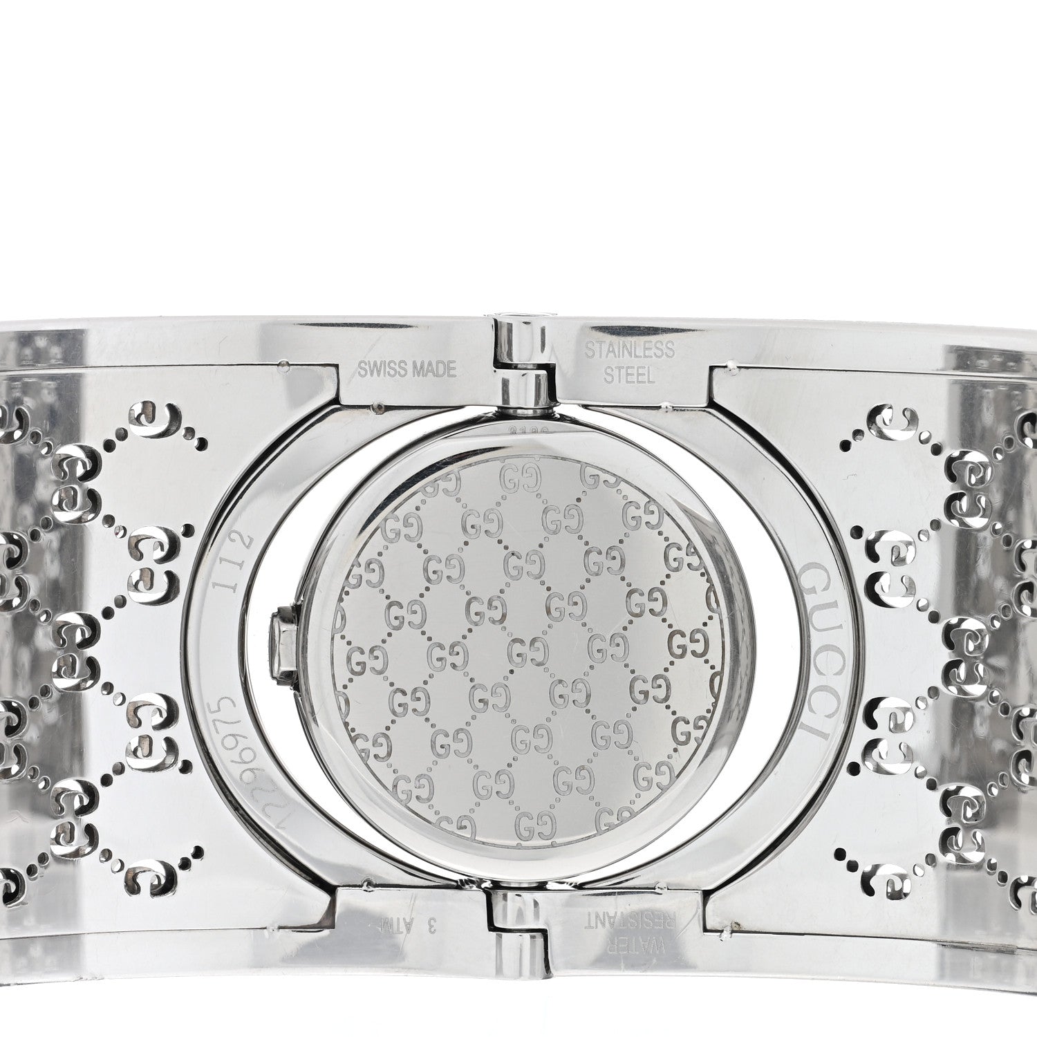 Gucci Stainless Steel 33mm Twirl Quartz Watch Brown 4 of 5
