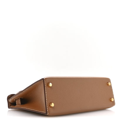 Hermes Epsom Mini Kelly Sellier 20 Gold 4 of 10
