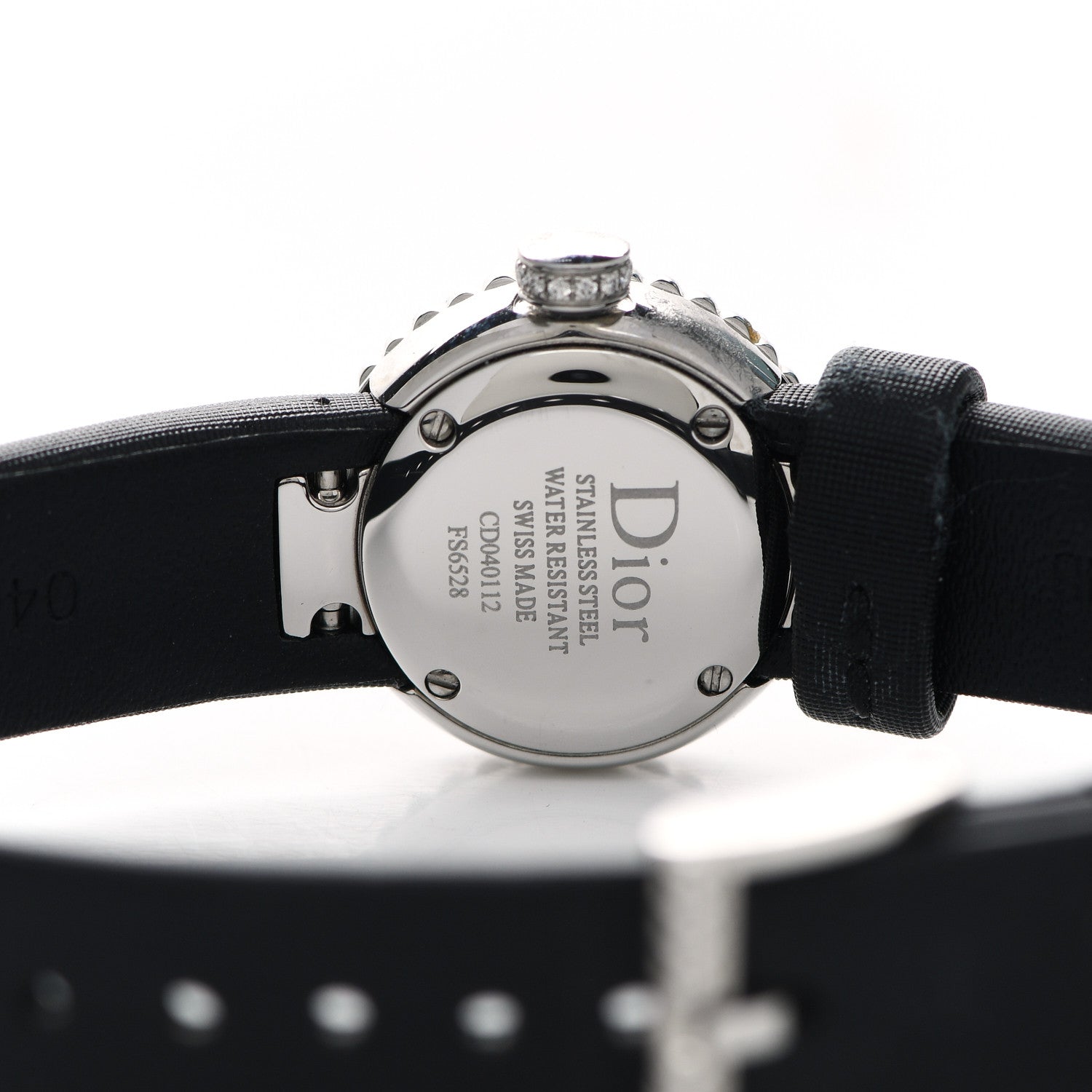 Christian Dior Stainless Steel Satin 19mm La D De Dior Quartz Watch Red 4 of 6