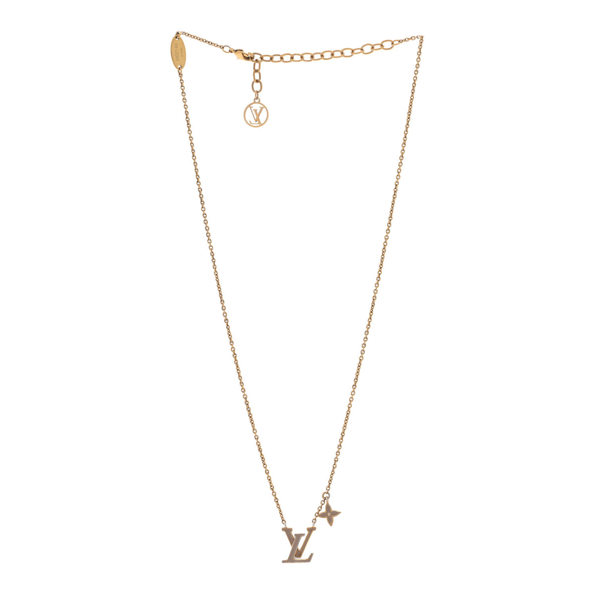 Louis Vuitton Enamel LV Iconic Necklace Marron Clair 3 of 5