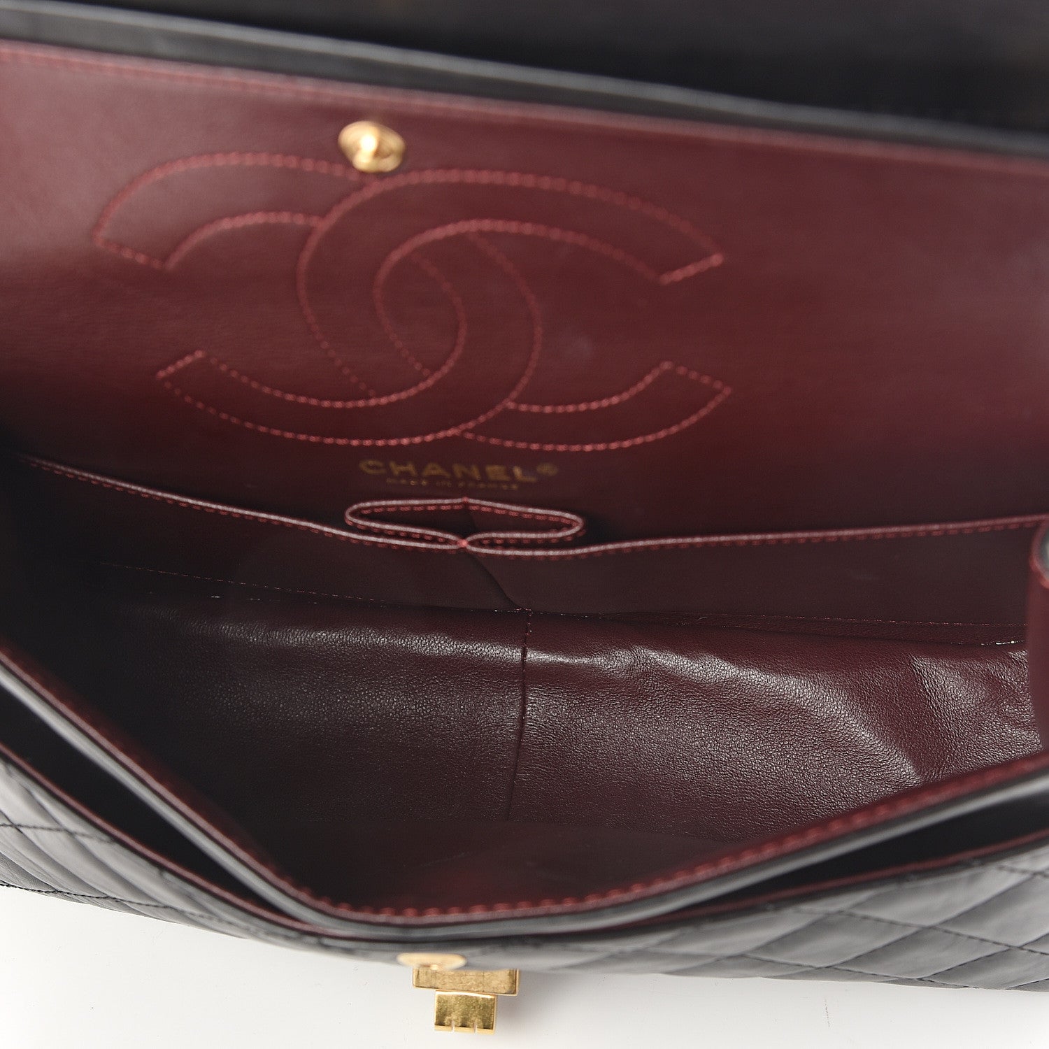 Chanel Aged Calfskin Quilted 2.55 Reissue 226 Flap Black 4 of 9