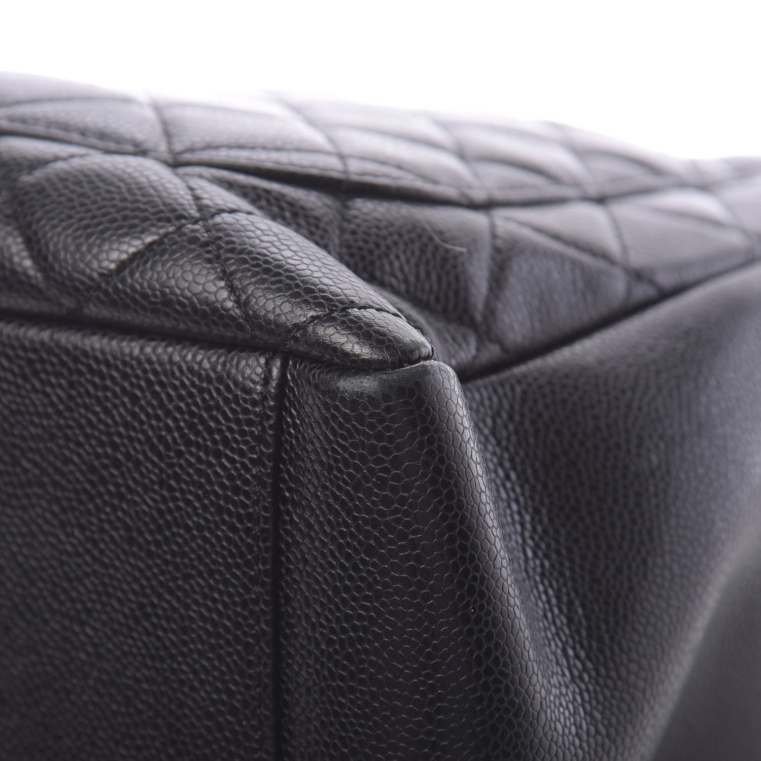 Chanel Caviar Quilted Grand Shopping Tote GST Black 12 of 13