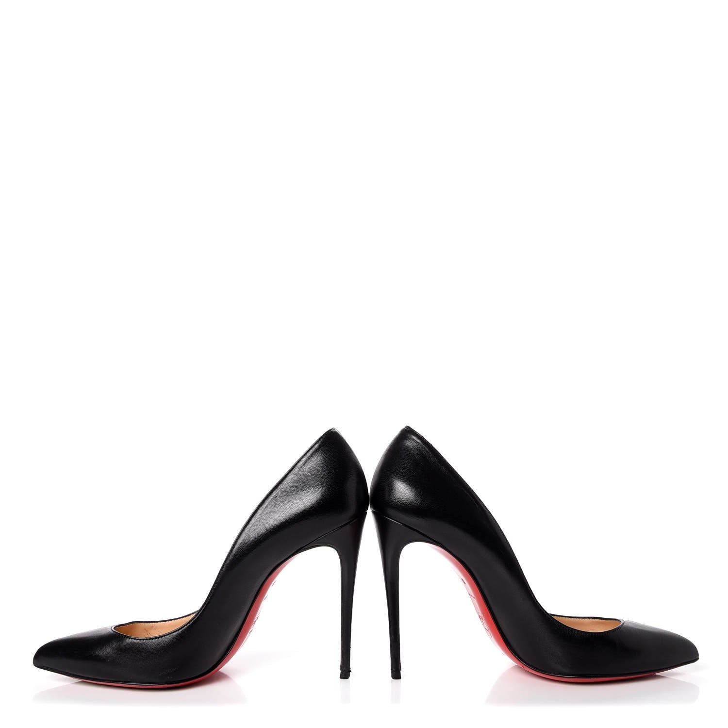 Christian Louboutin Shiny Nappa Pigalle Follies 100 Pumps 39 Black 7 of 15