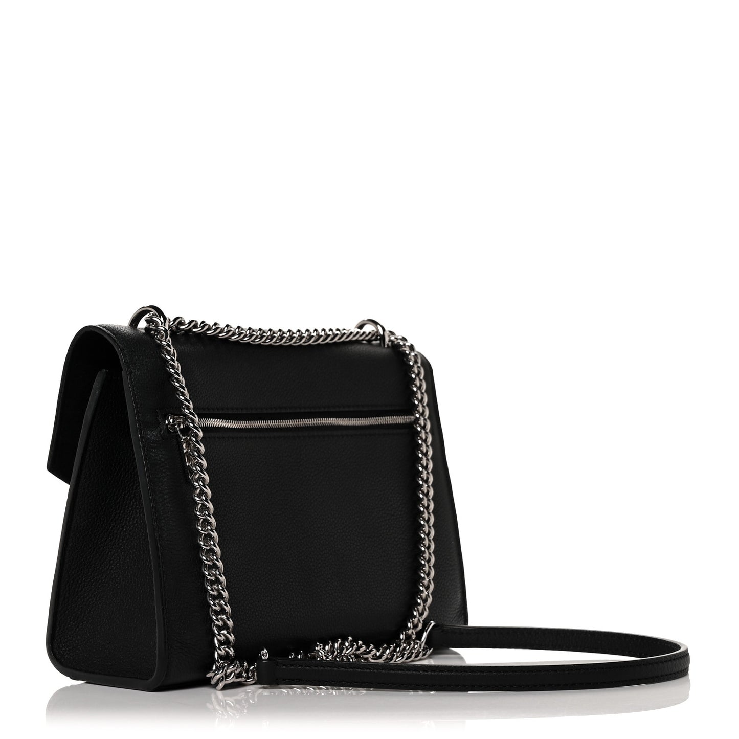 Soft Calfskin Mylockme Chain Bag BB Black