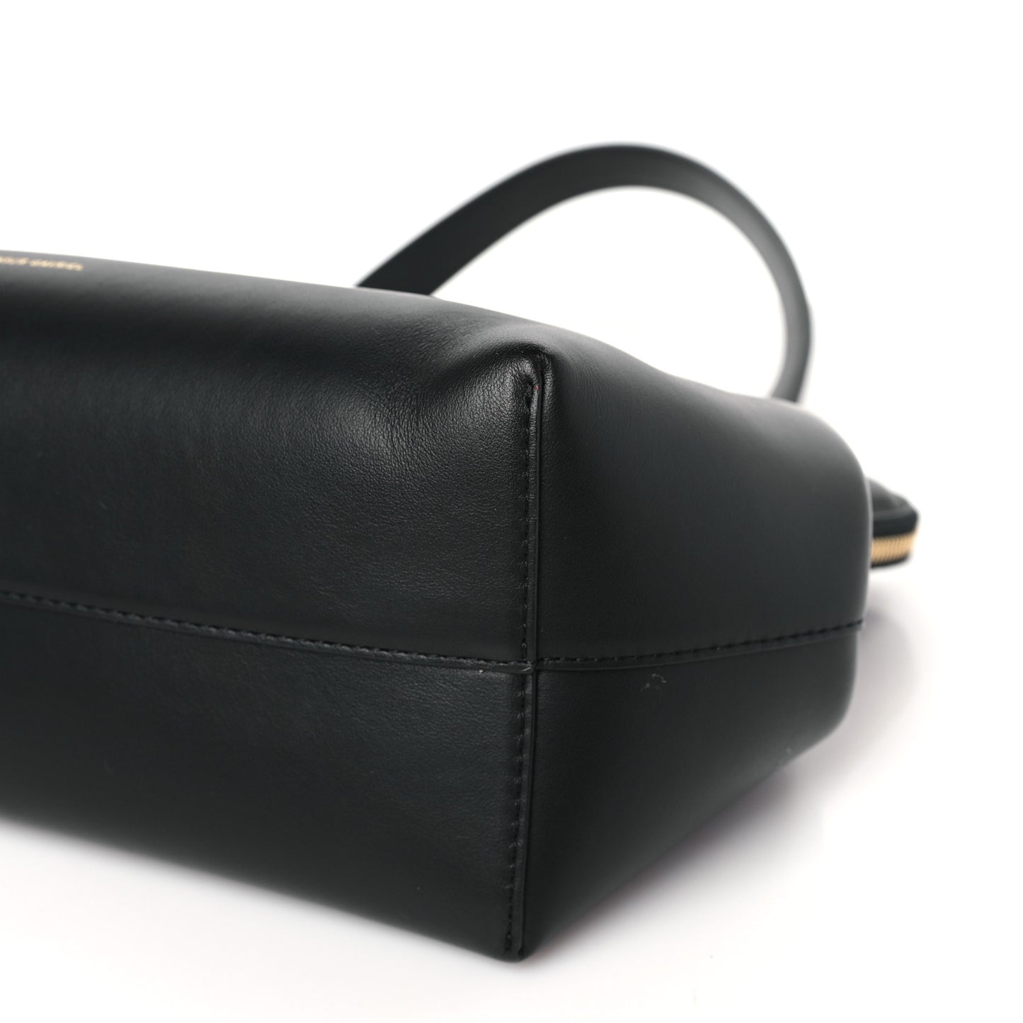 Smooth Calfskin M Frame Bag Black Flamma
