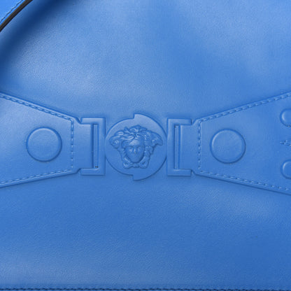 Versace Supple Calfskin Tribute X Crossbody Pouch Blue 9 of 10
