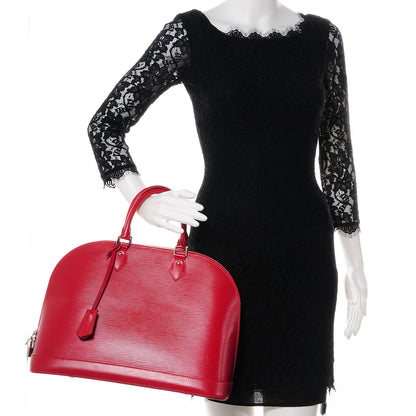 Louis Vuitton Epi Alma GM Carmine 2 of 7