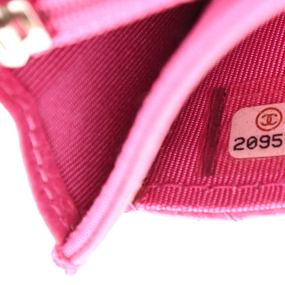 Chanel Caviar Quilted Small Flap Wallet Pink 8 of 10