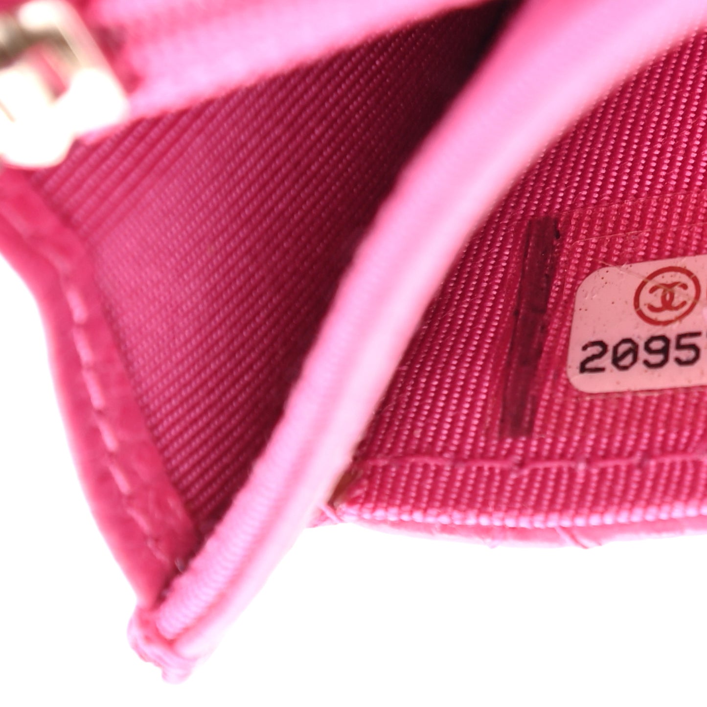 Caviar Quilted Small Flap Wallet Pink