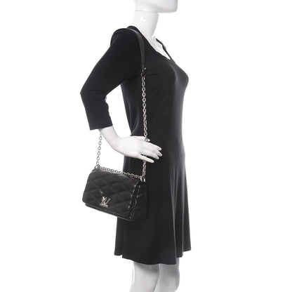 Louis Vuitton Lambskin Malletage GO-14 MM Black 2 of 11