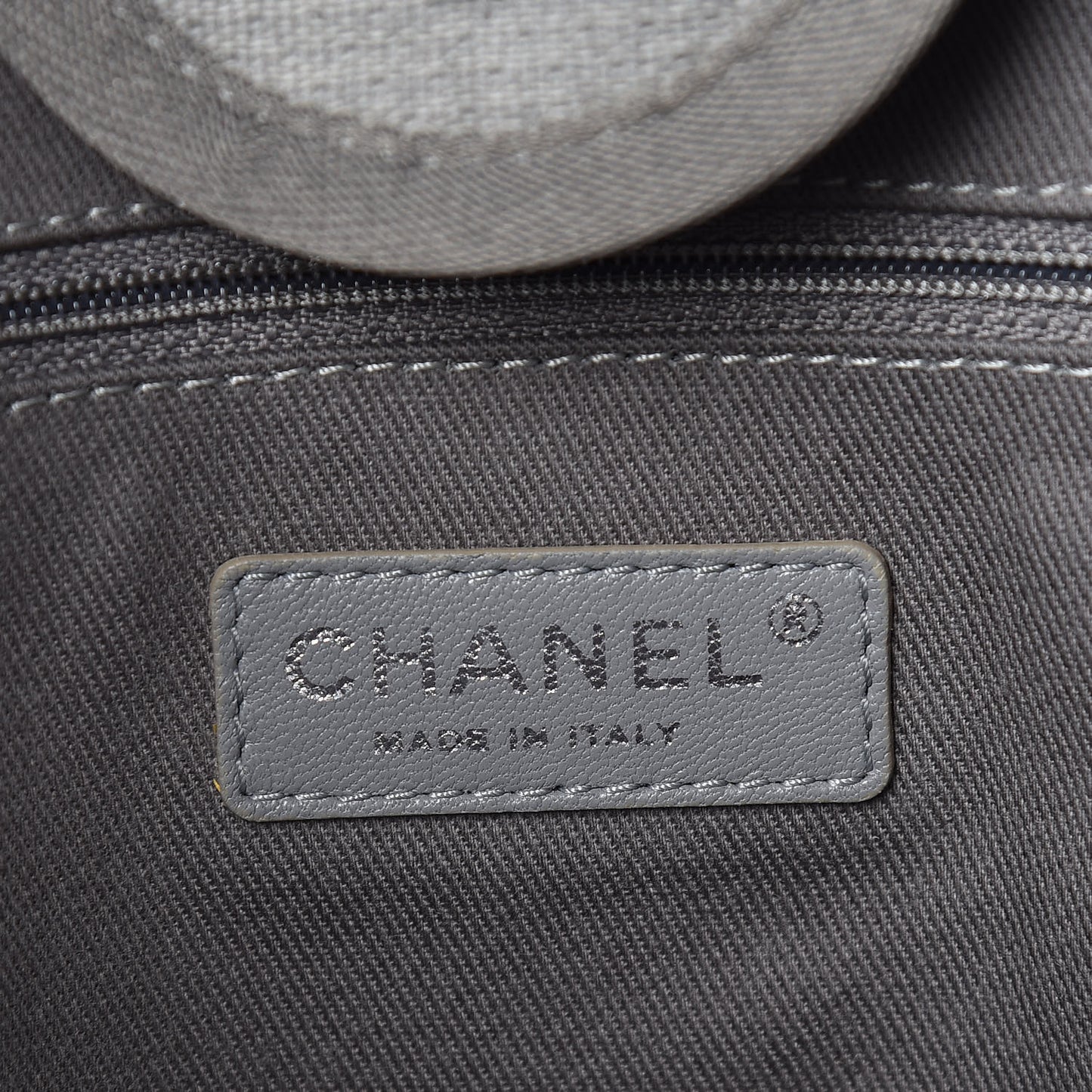 Canvas Large Deauville Tote Grey