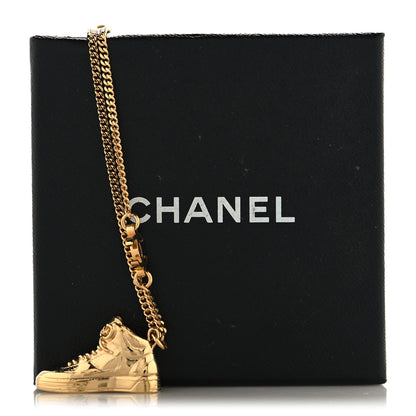Chanel CC Sneaker Motif Necklace Gold 5 of 5