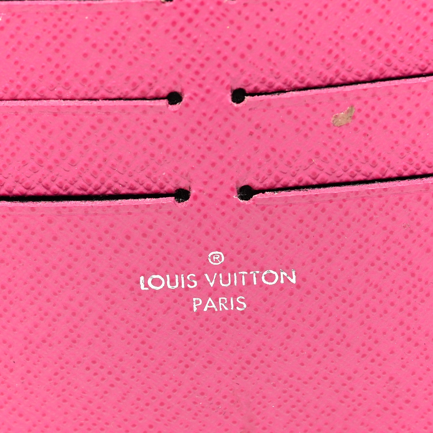 Louis Vuitton Calfskin Felicie Card Holder Insert Hot Pink 6 of 6