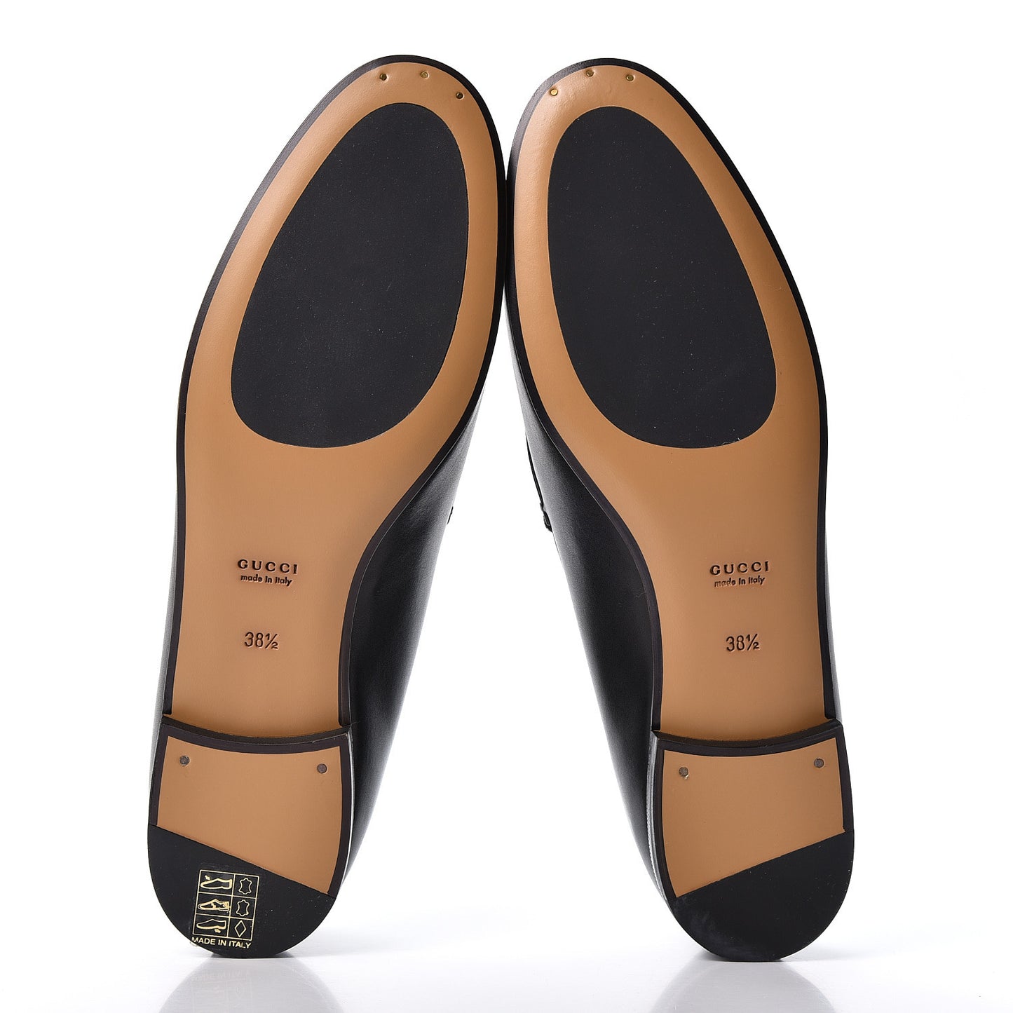 Calfskin Womens Jordaan Loafers 38.5 Black