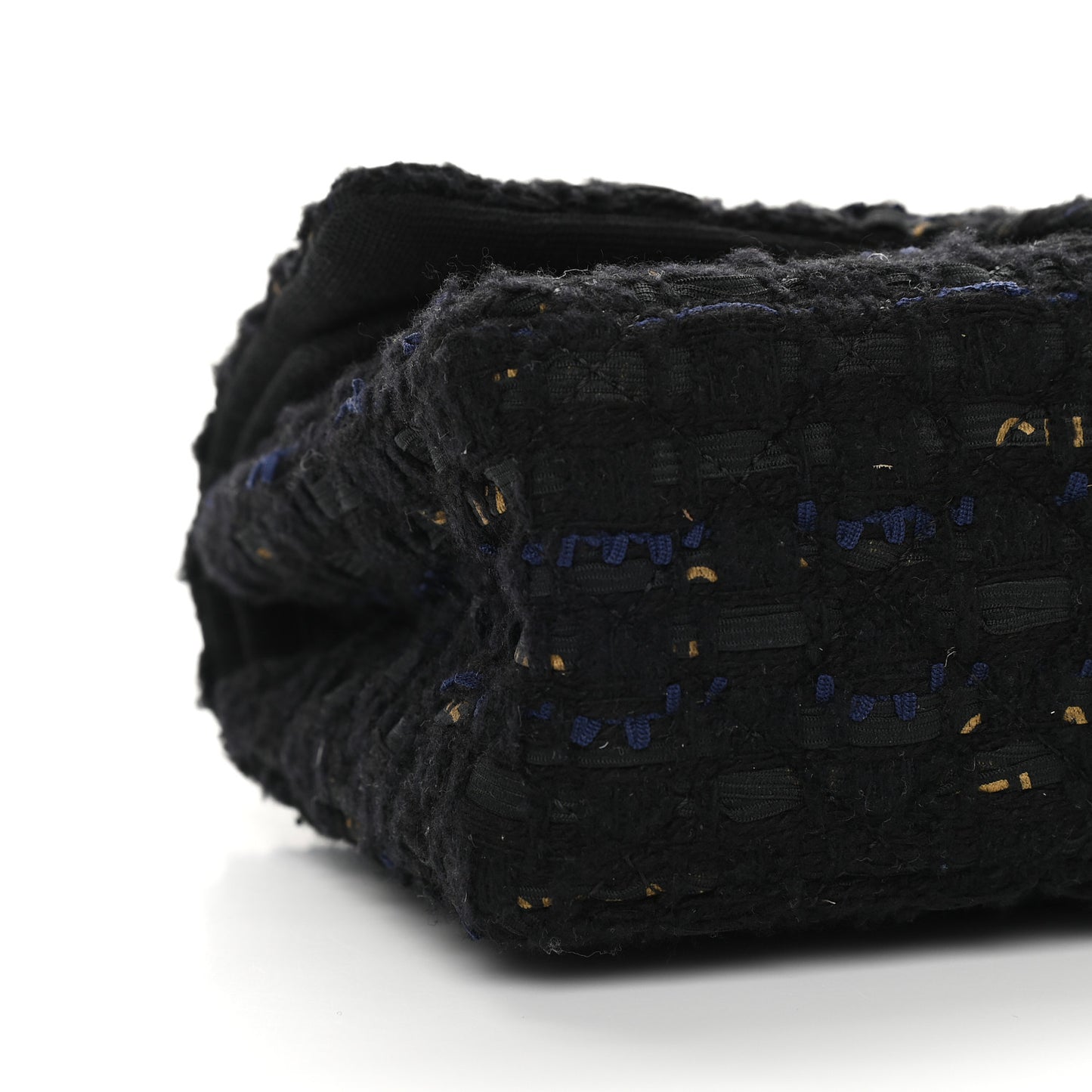 Tweed Quilted 2.55 Reissue 225 Flap Black Gold Navy