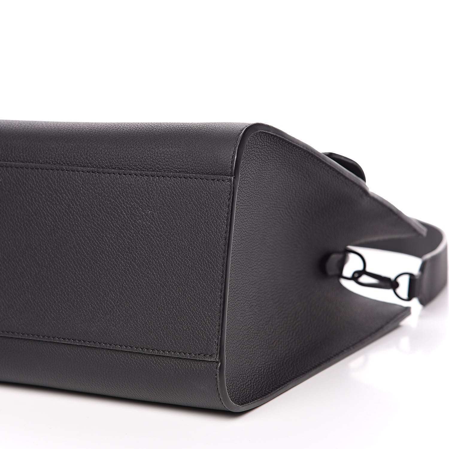 Louis Vuitton Soft Calfskin Lockme Tote MM Black 11 of 12