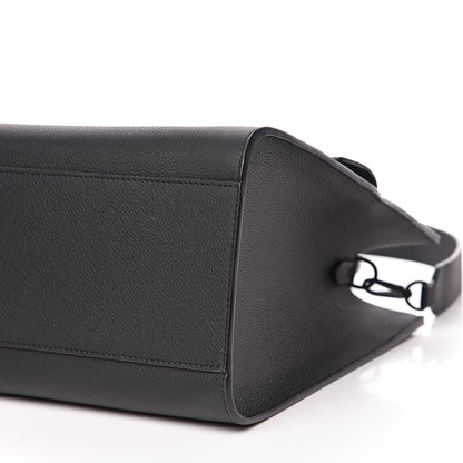 Louis Vuitton Soft Calfskin Lockme Tote MM Black 11 of 12