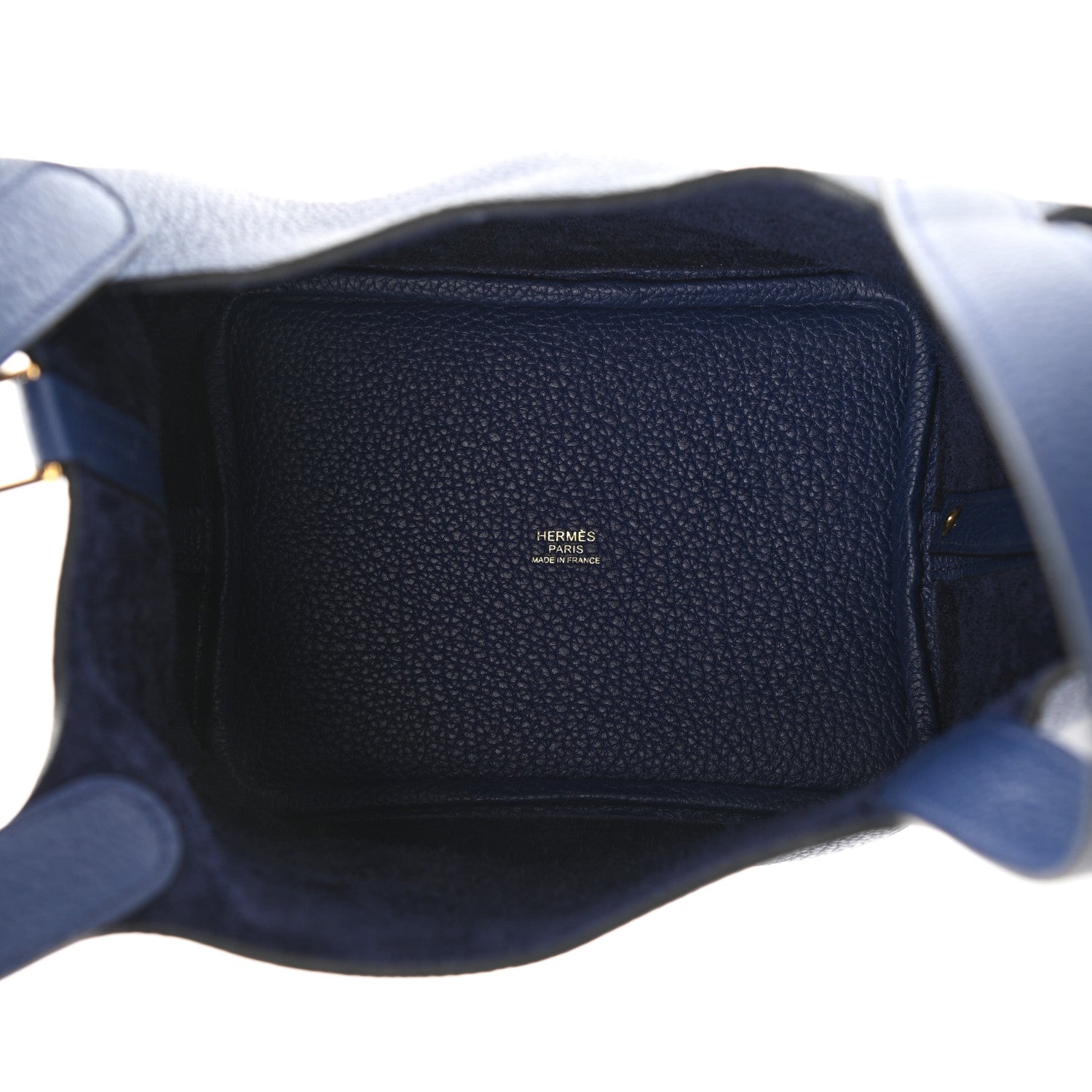 Hermes Taurillon Clemence Picotin Lock 18 PM Bleu Saphir 5 of 11