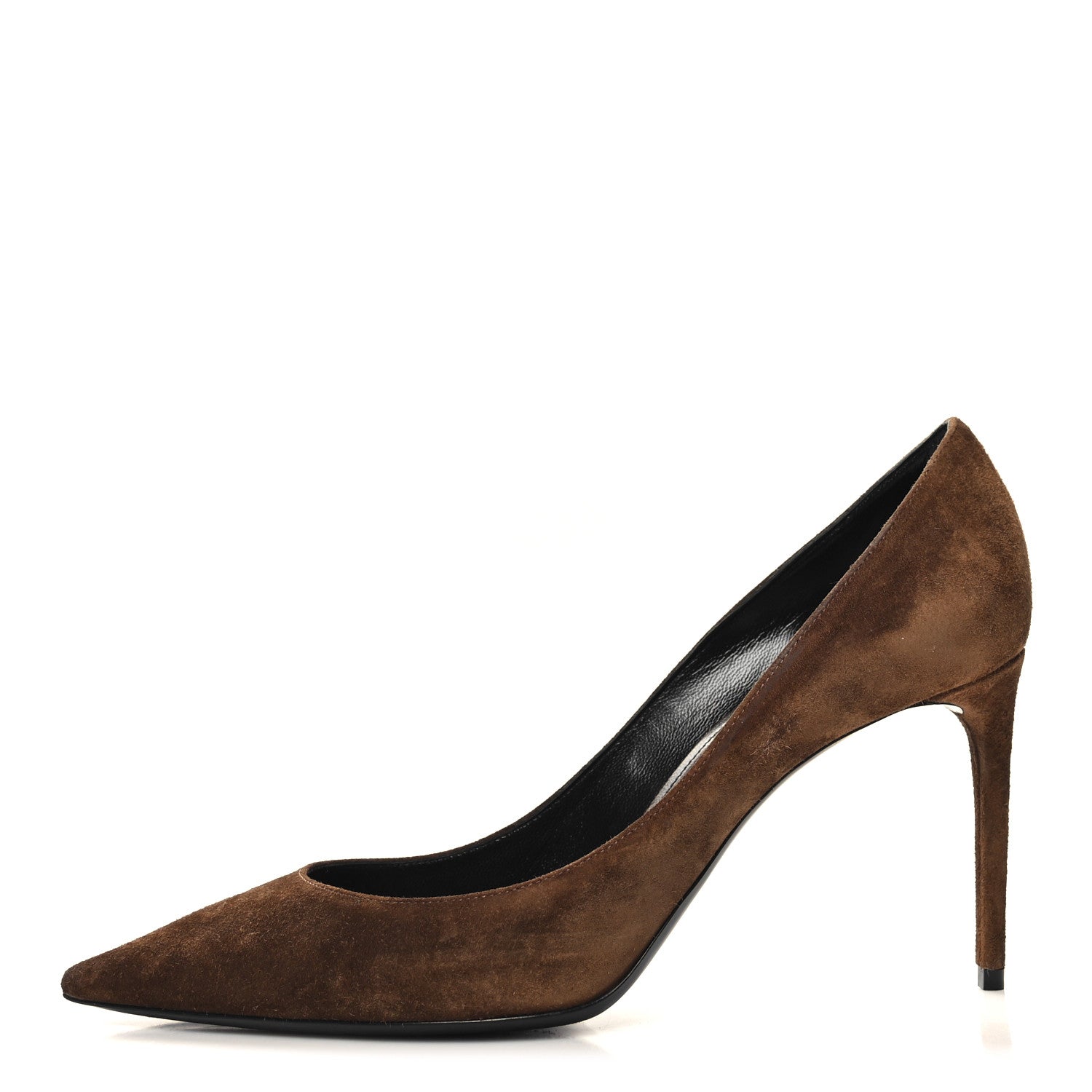 Saint Laurent Suede Zoe 85 Pumps 41 Caramel 1 of 10