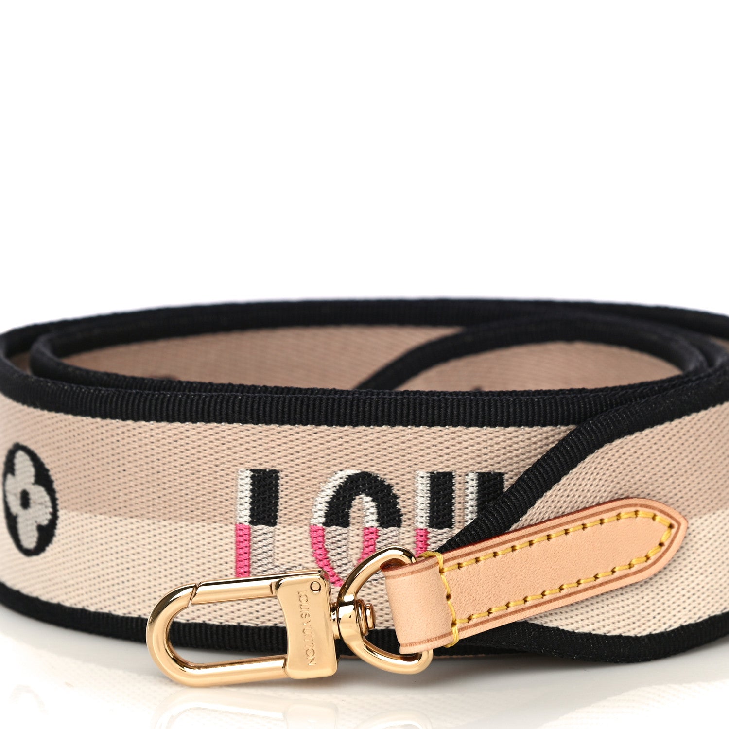 Louis Vuitton Jacquard Speedy Bandouliere 20 Shoulder Strap Black 2 of 5