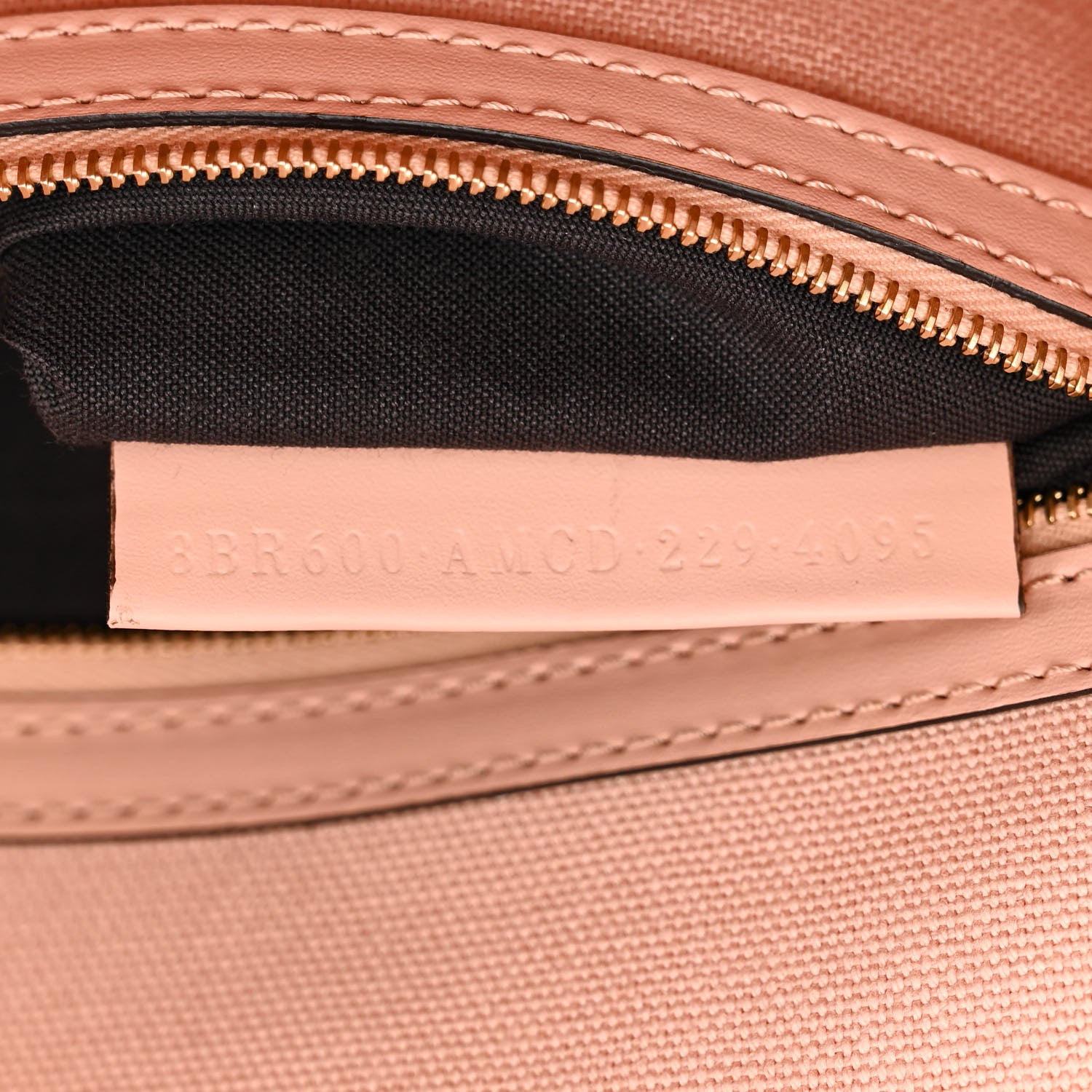 Fendi Canvas Vitello King Extra Strap FF Embroidered Baguette Baby Pink 7 of 10