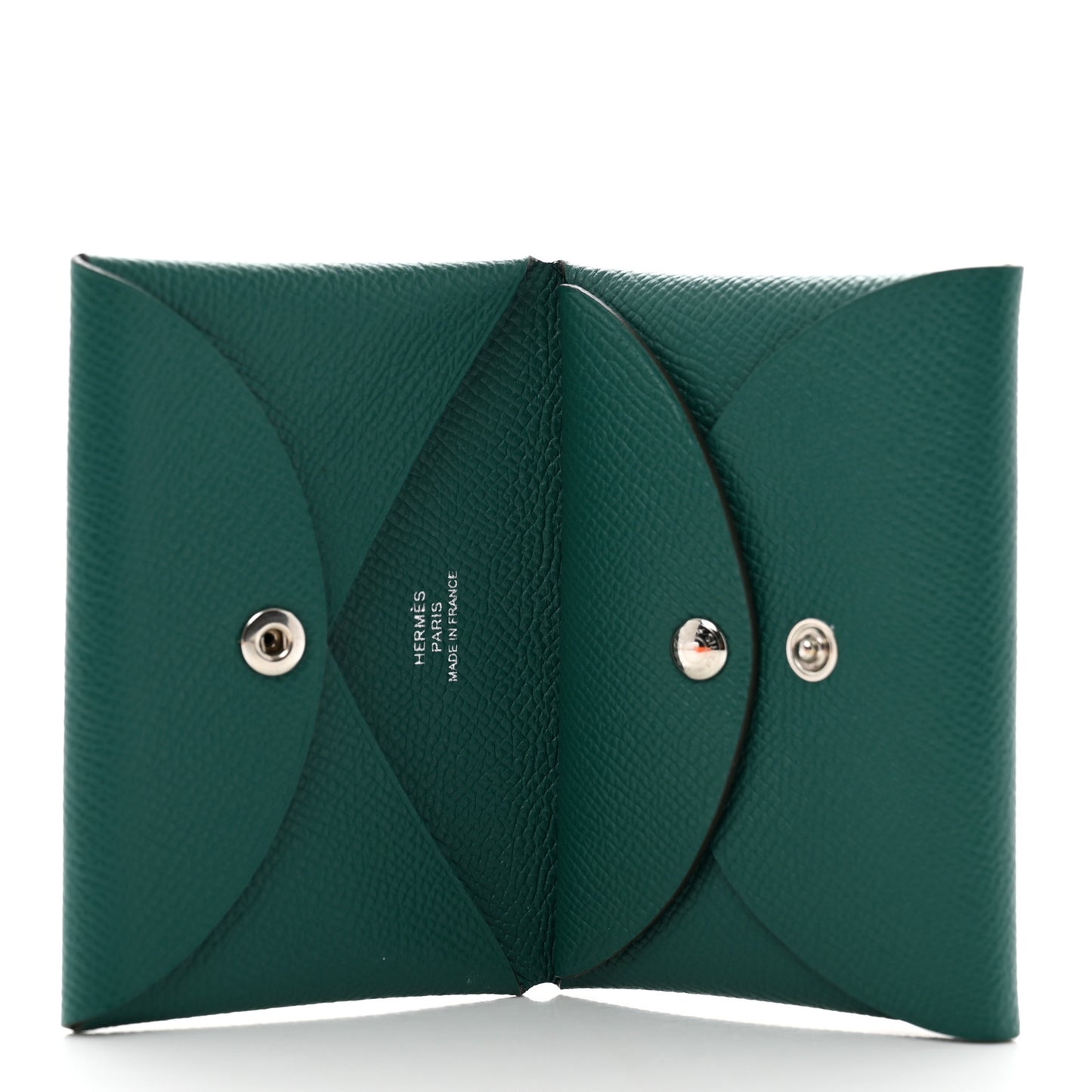 Epsom Calvi Duo Card Case Malachite