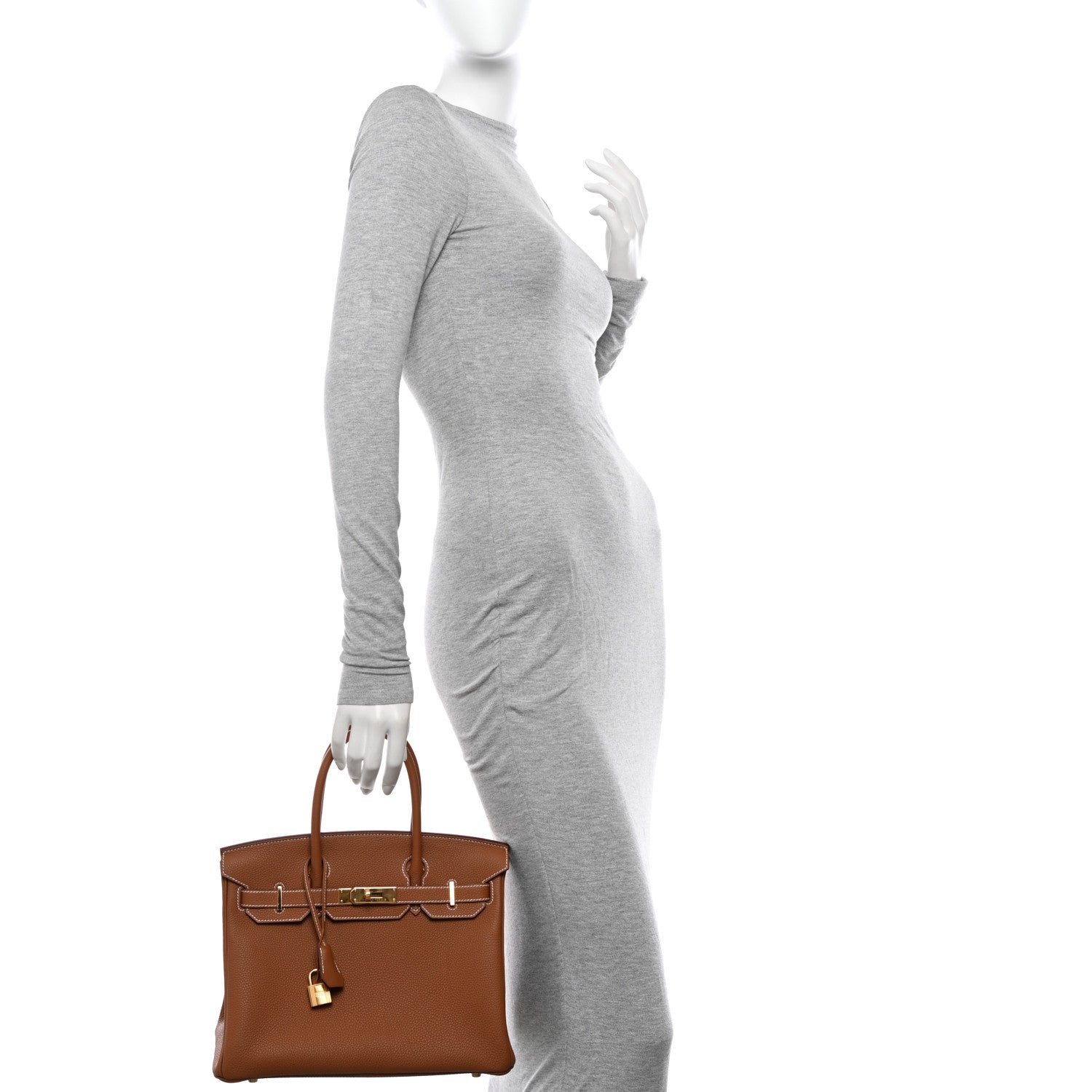 Hermes Togo BIRKIN 30 Gold 2 of 13