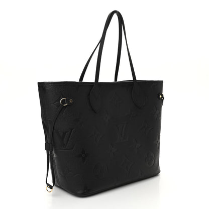 Louis Vuitton Empreinte Monogram Giant Neverfull MM Black 3 of 9