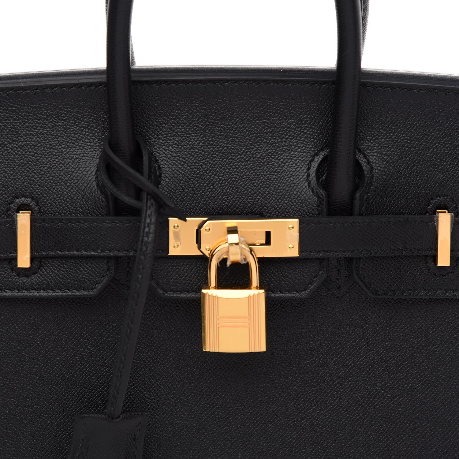 Hermes Madame Calfskin Birkin Sellier 25 Black 8 of 11