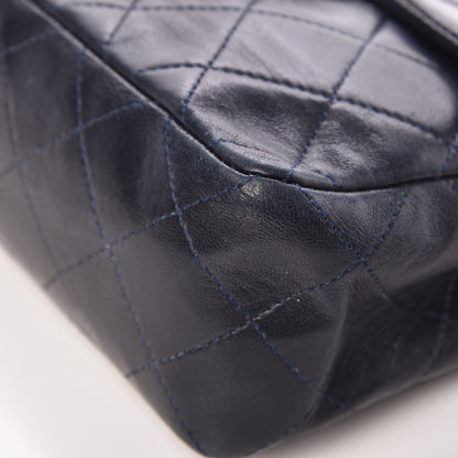 Chanel Lambskin Quilted Mini Square Flap Bag Navy 12 of 12