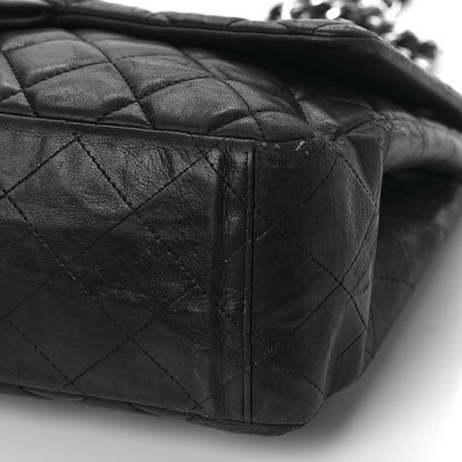 Chanel Lambskin Quilted Maxi Single Flap Black 9 of 14
