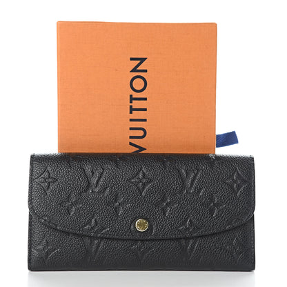 Louis Vuitton Empreinte Emilie Wallet Black Dune 7 of 7