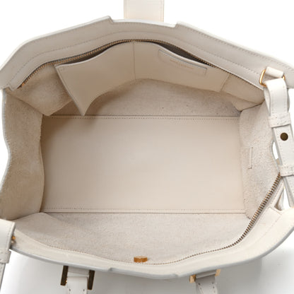 Saint Laurent Calfskin Small Classic Y Cabas White 9 of 16