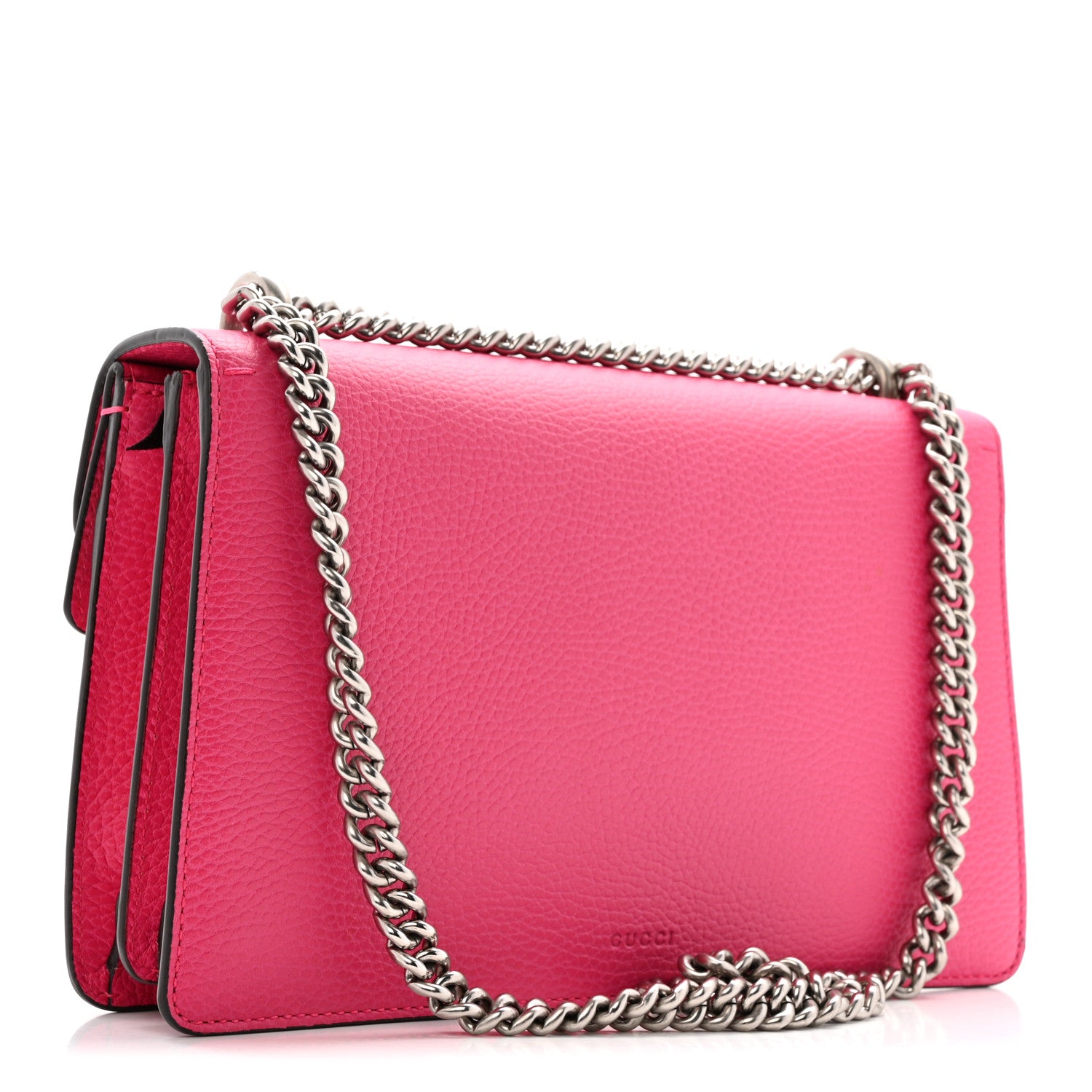 Gucci Pebbled Calfskin Embellished Guccify Small Dionysus Shoulder Bag Rosa 3 of 16
