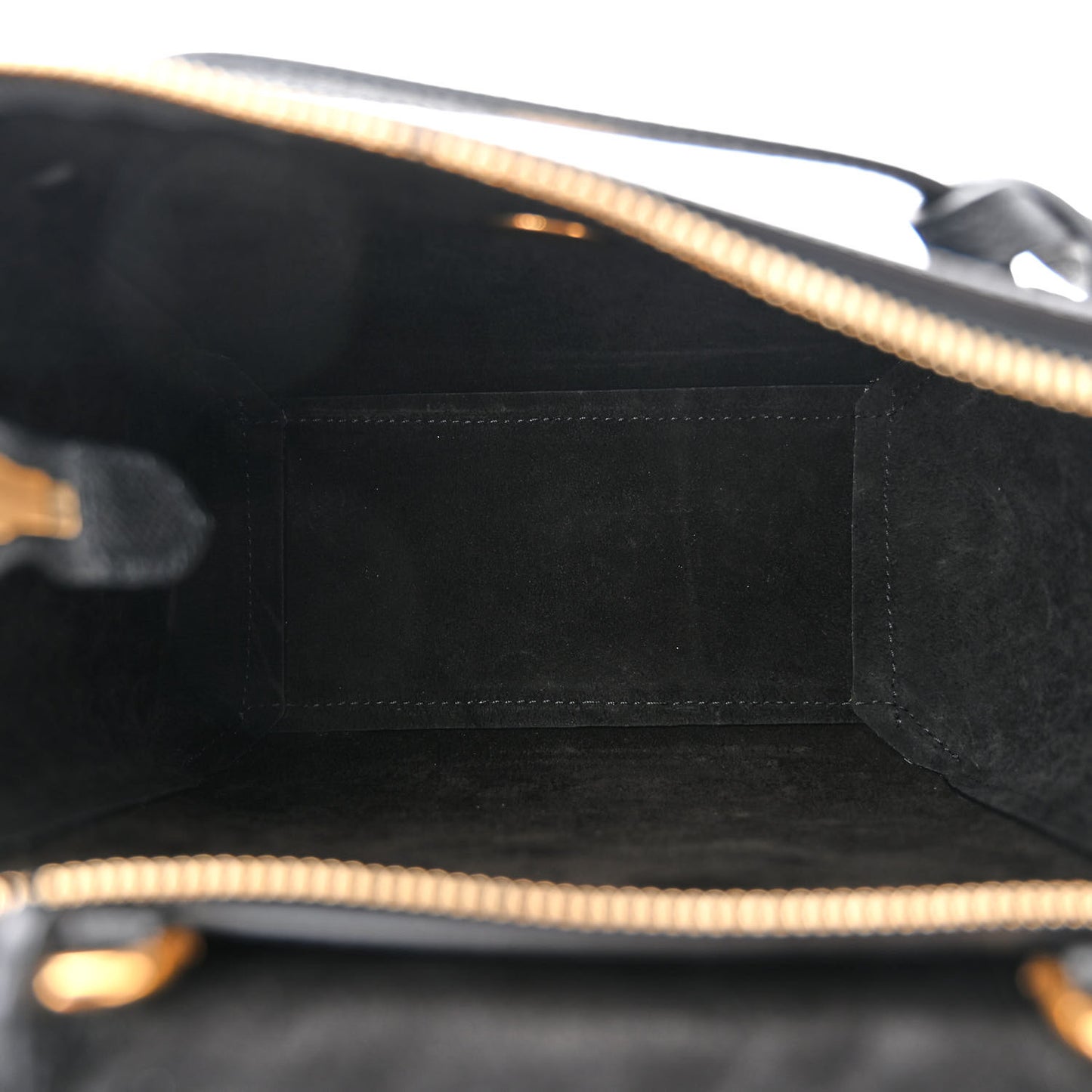 Grained Calfskin Nano Belt Bag Black