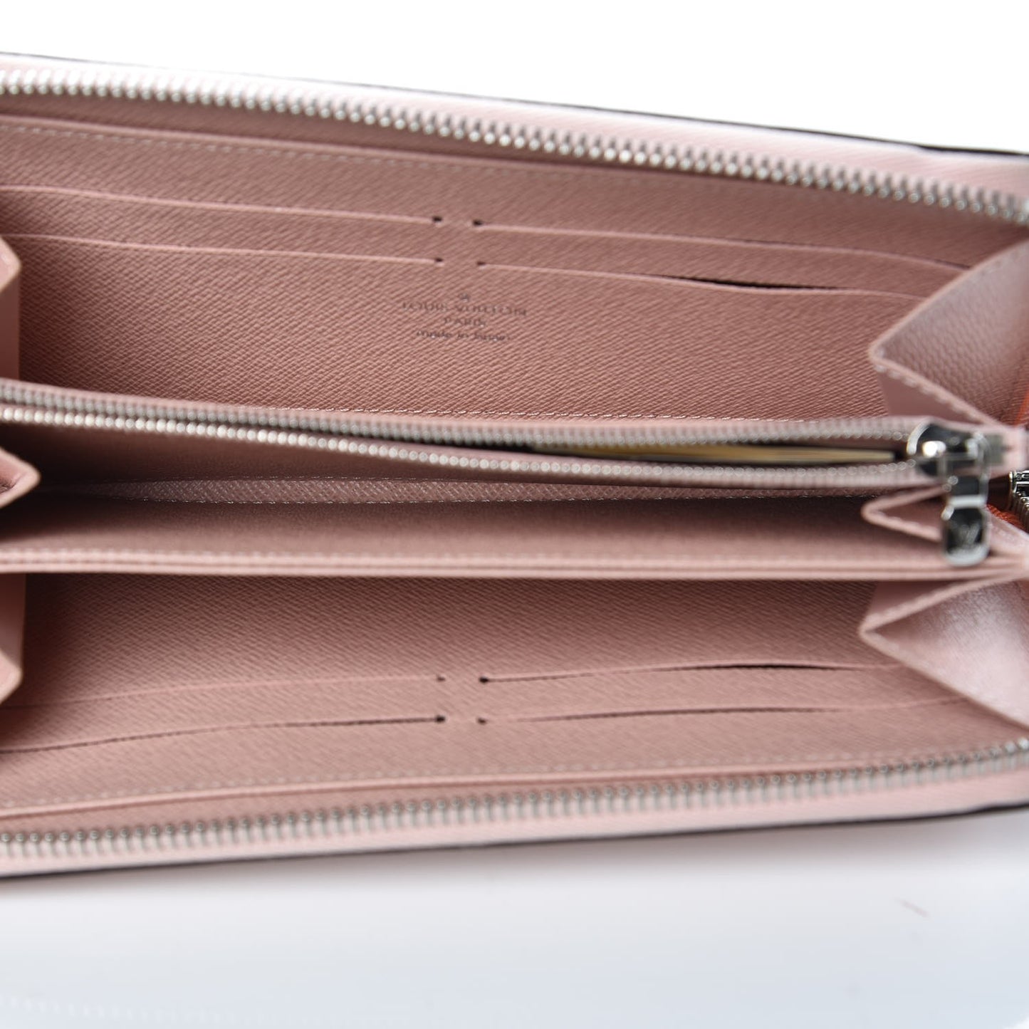 Epi Zippy Wallet Rose Ballerine