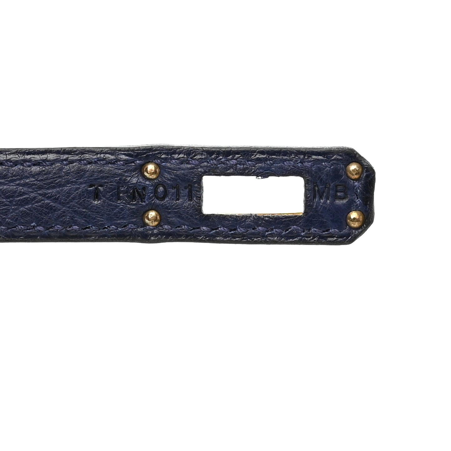 Ostrich Kelly Sellier 25 Bleu Iris