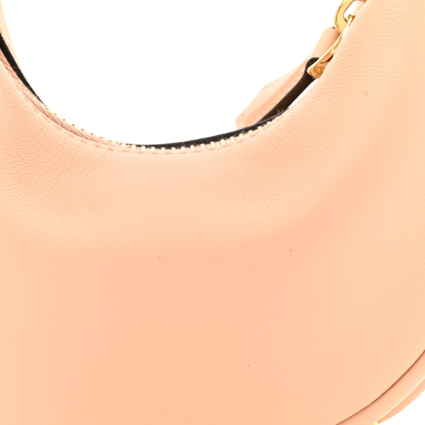 Vitello Grace Matte Nano Fendigraphy Hobo Charm Light Rose