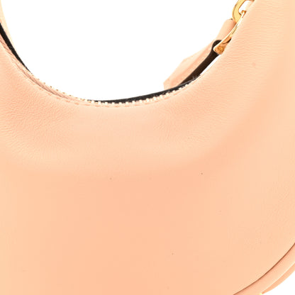 Fendi Vitello Grace Matte Nano Fendigraphy Hobo Charm Light Rose 8 of 10