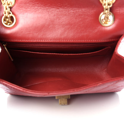 Chanel Aged Calfskin Quilted 2.55 Reissue Mini Flap Red 5 of 11