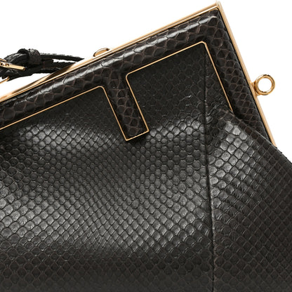 Fendi Snakeskin Small Fendi First Brown 8 of 11