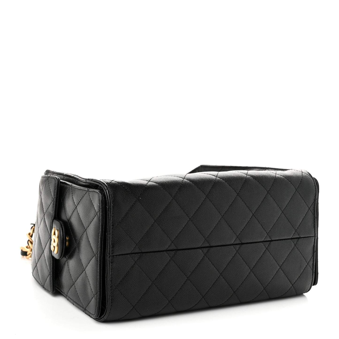 Caviar Quilted Small Chanel 25 Handbag Black