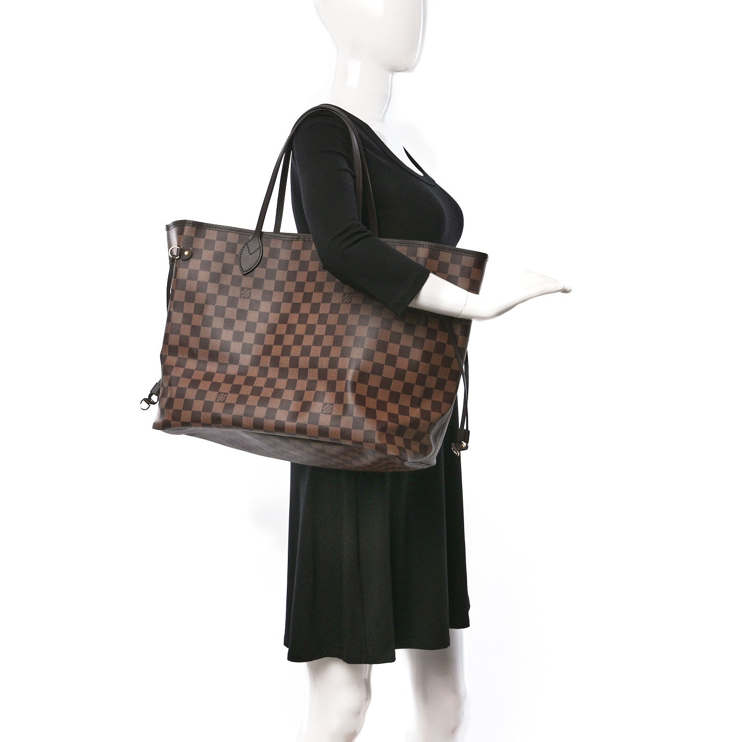 Louis Vuitton Damier Ebene Neo Neverfull GM 2 of 12