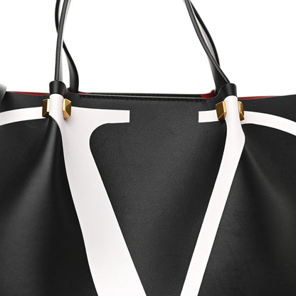 Valentino Garavani Nappa VLogo Medium Escape Tote Black 8 of 11