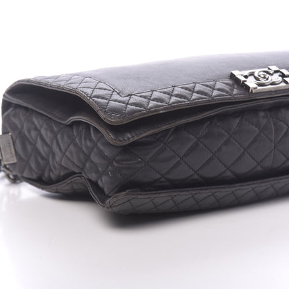 Chanel Calfskin Large Boy Reverso Flap Black 13 of 14