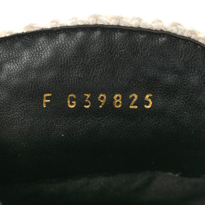 Chanel CHANE Crochet CC Mules 36 Black Ivory 8 of 9