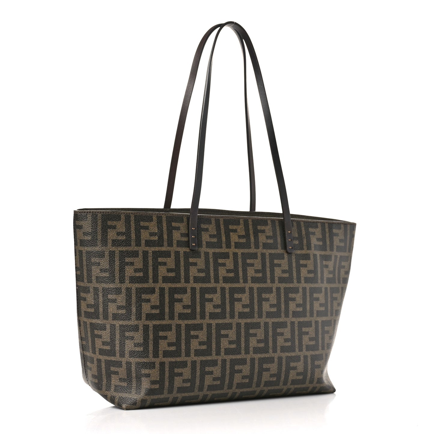 Zucca Spalmati Small Roll Tote Tobacco Moro